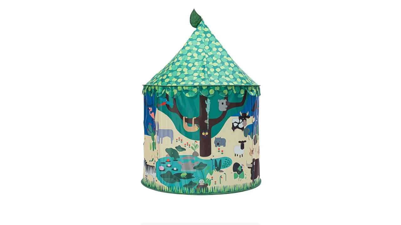 Nature's Retreat: Kids Polyester Forest Play Tent for Outdoor Camping Fun